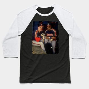 Wally Joyner and Reggie Jackson in Los Angeles Angels of Anaheim Baseball T-Shirt